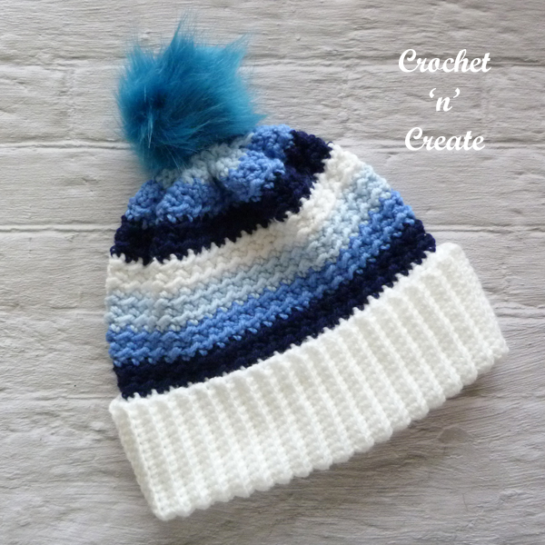 crunch stitch hat