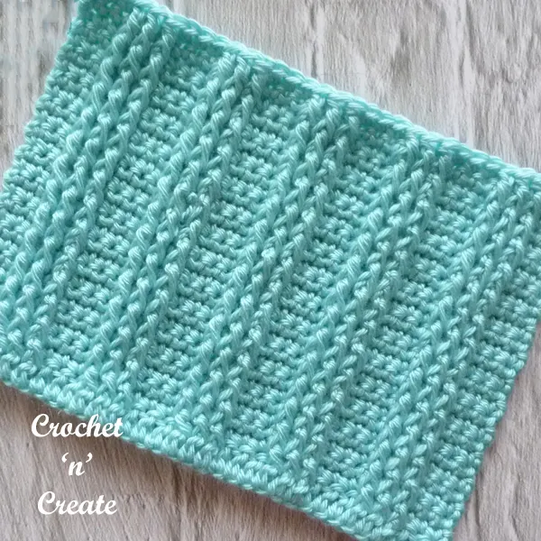 easy crochet cable stitch