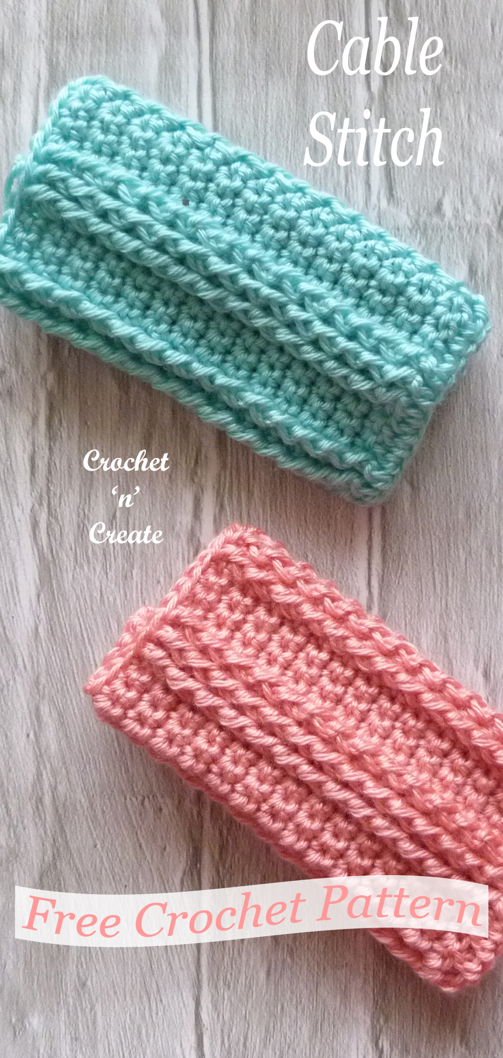 easy crochet cable stitch