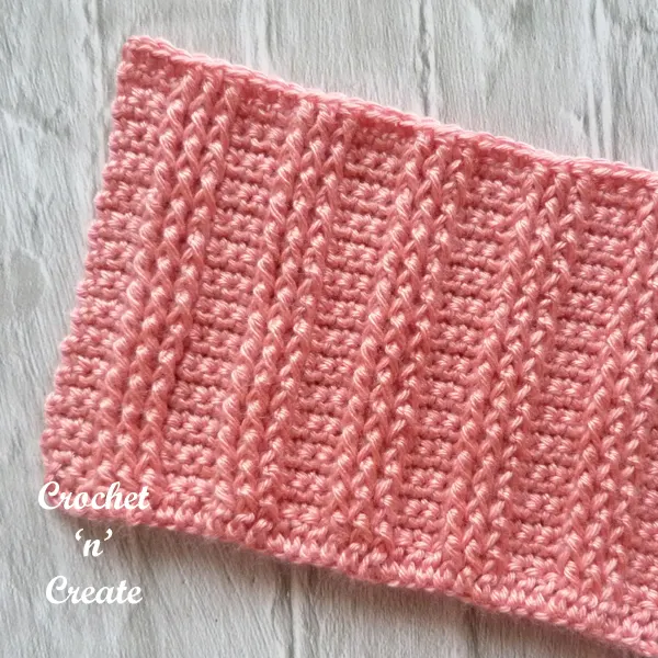 raised treble crochet