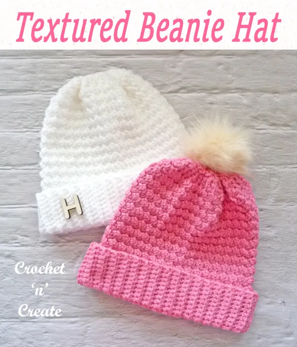 textured beanie hat