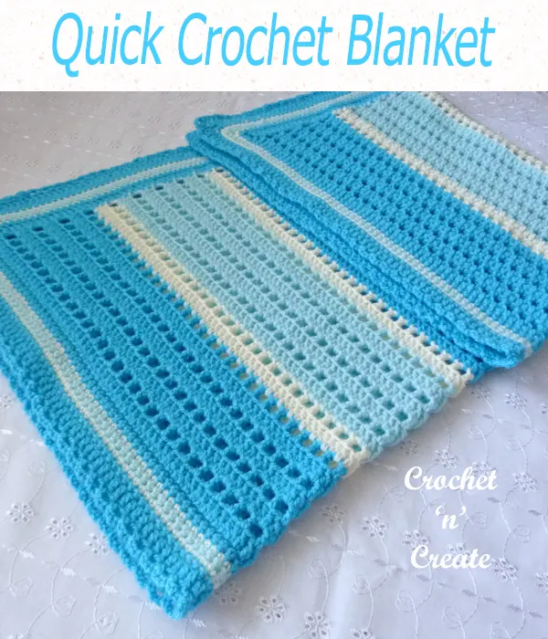 quick crochet blanket