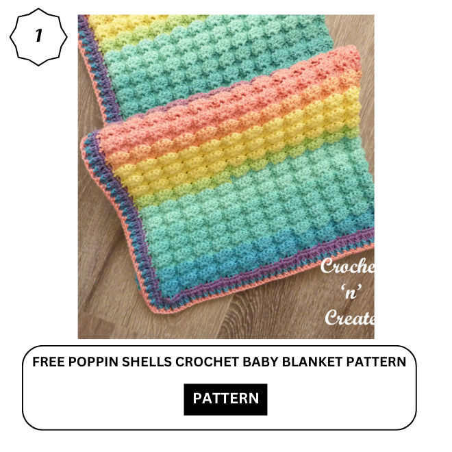 15 Free Crochet Easy Baby Blankets