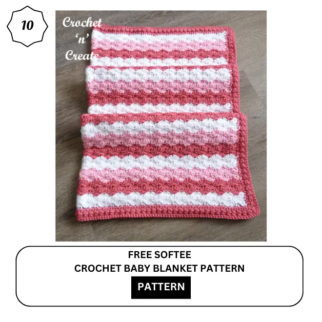 15 Free Crochet Easy Baby Blankets