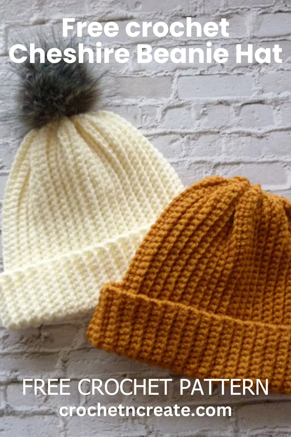 Free Crochet Cheshire Beanie Hat Pattern