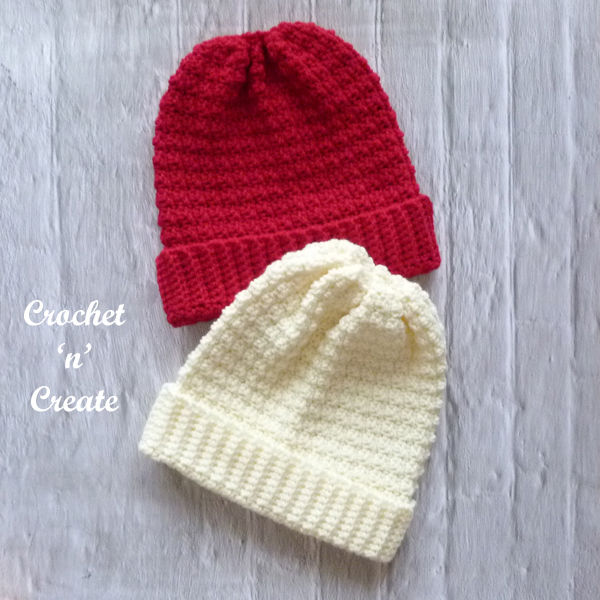 Crochet Crinkle Stitch Beanie