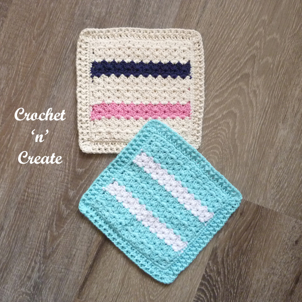 crochet cluster hot pad