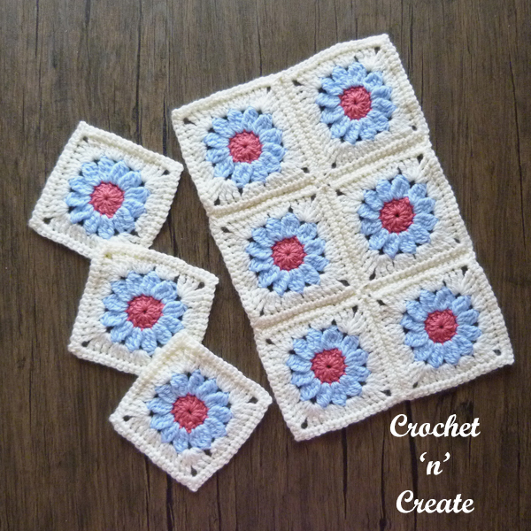 cluster granny blanket square