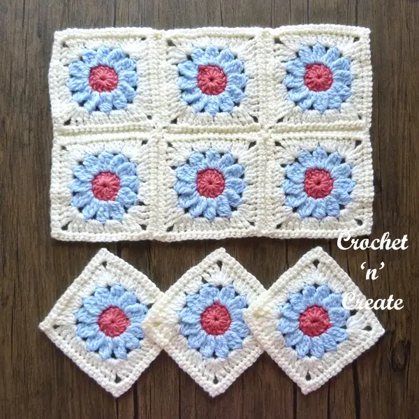 cluster granny blanket square