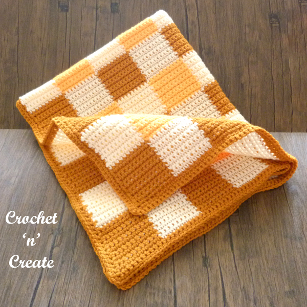 gingham baby blanket