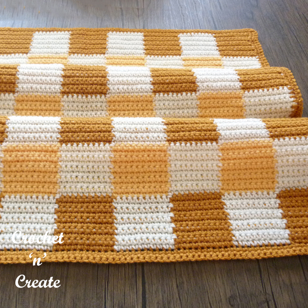 gingham baby blanket