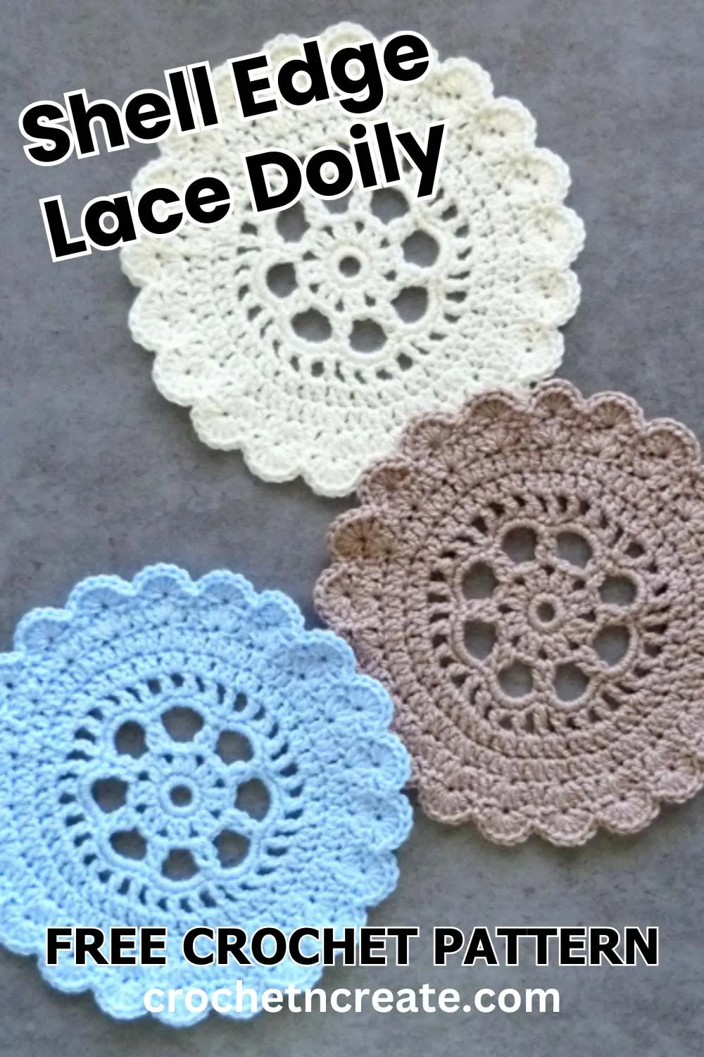 Shell Edge Lace Doily