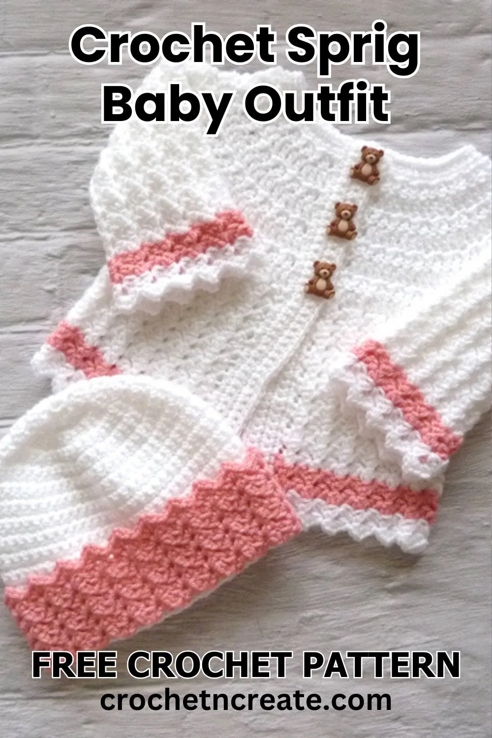 Crochet Sprig Baby Outfit