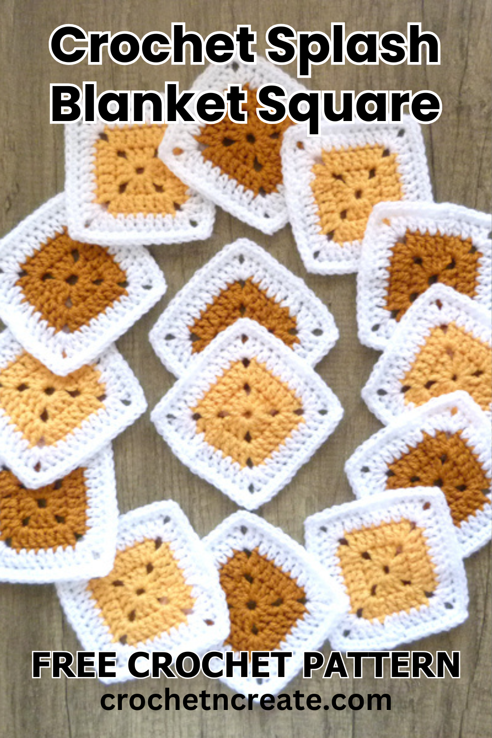 Crochet Splash Blanket Square