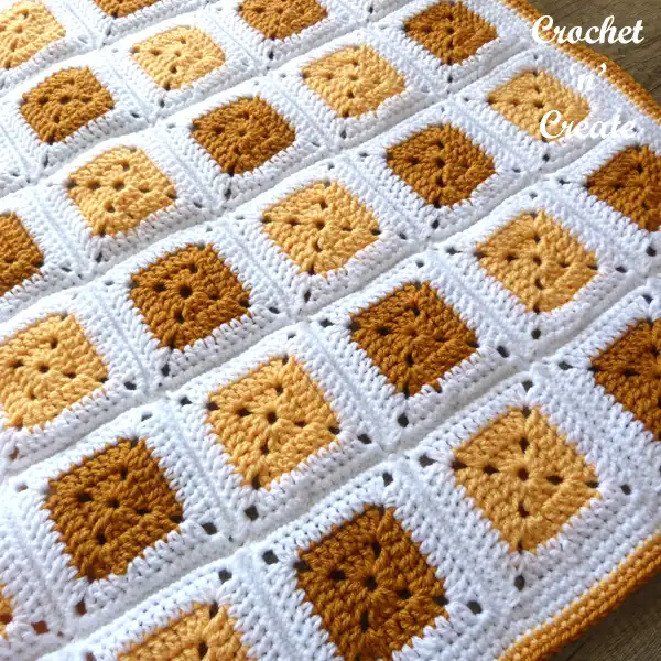 colour splash baby blanket