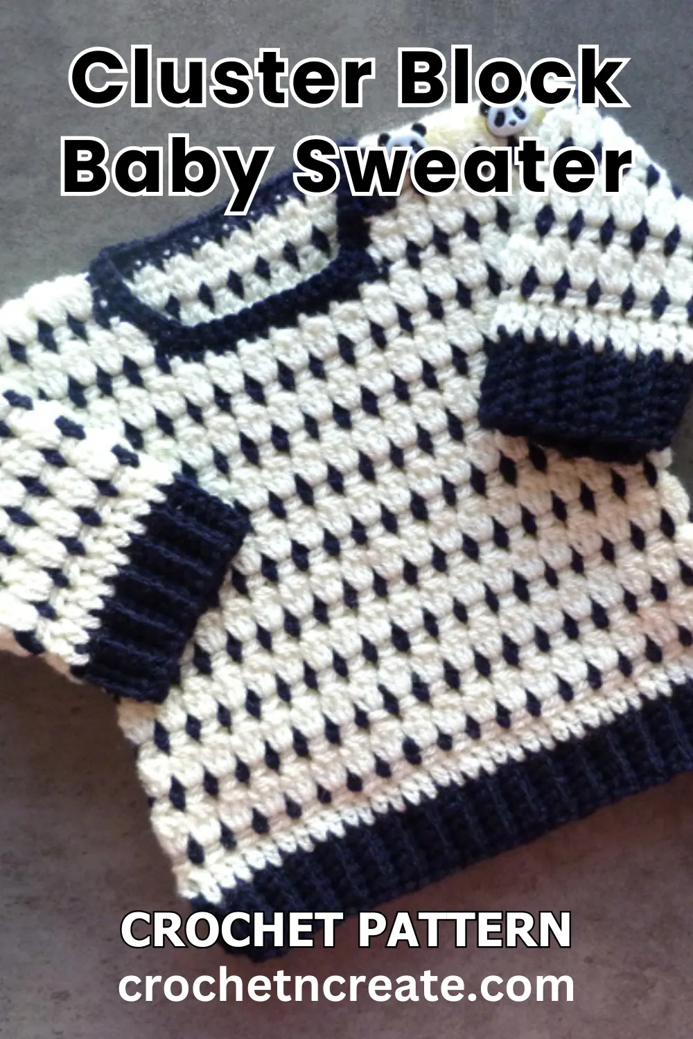 Cluster Block Baby Sweater