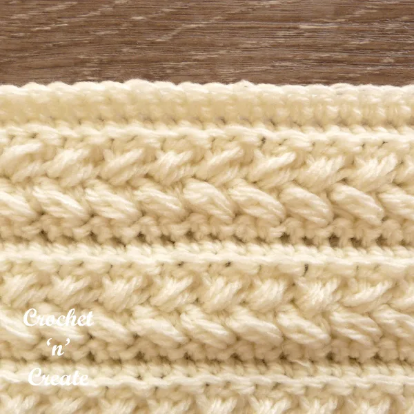 crochet wheat stitch tutorial