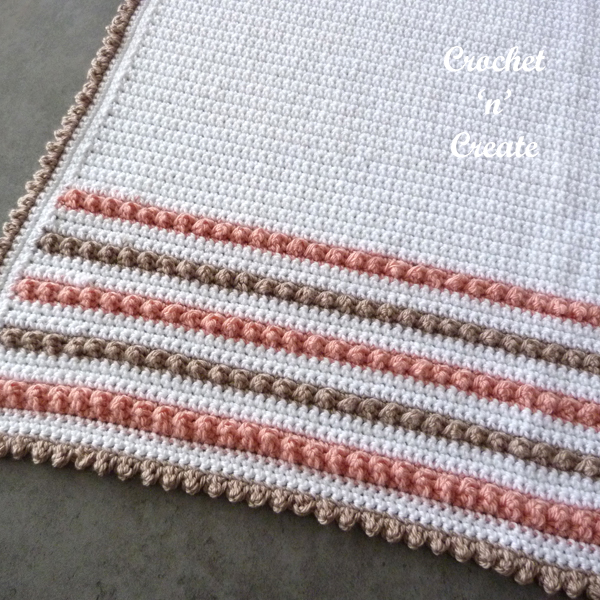 Snuggle Love Baby Blanket Free Crochet Pattern on Crochet 'n' Create