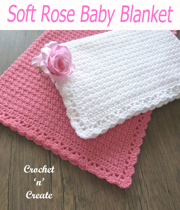 soft rose baby blanket