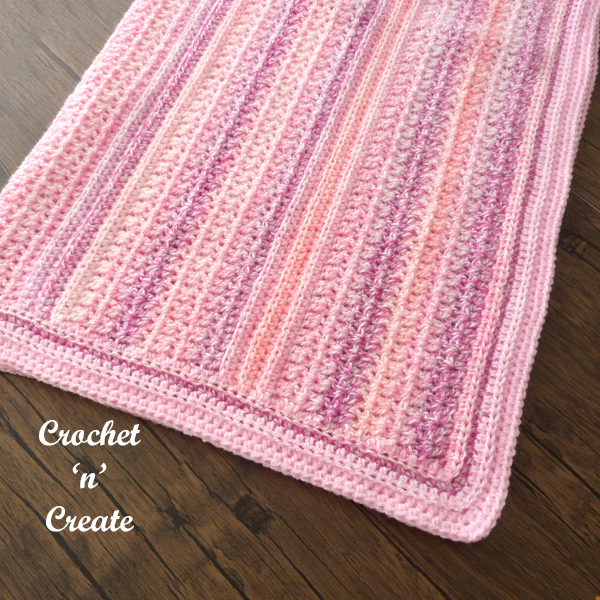 pink marbles baby blanket