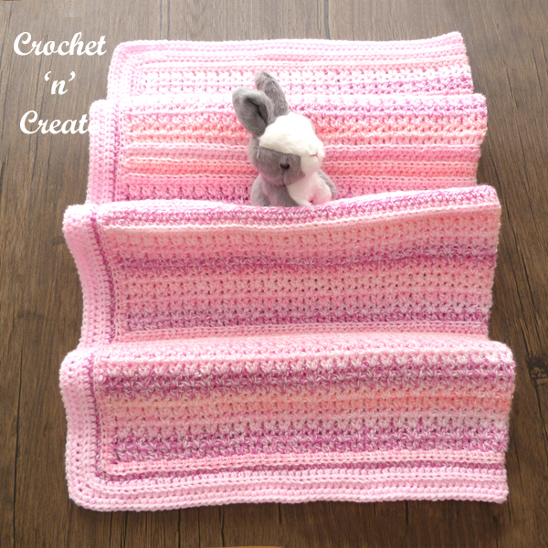 pink marbles baby blanket