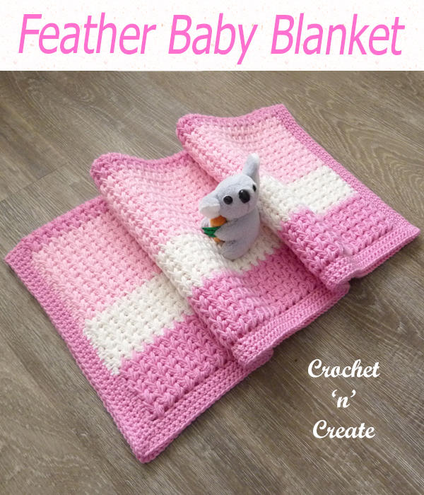 feather baby blanket