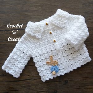 billie bunny baby cardigan