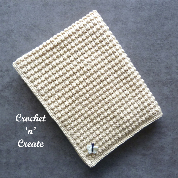 bubbles baby blanket