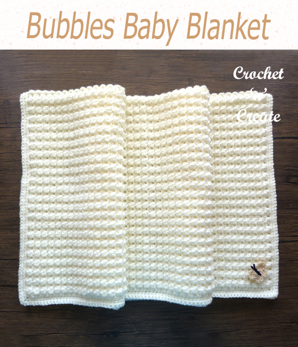 bubbles baby blanket